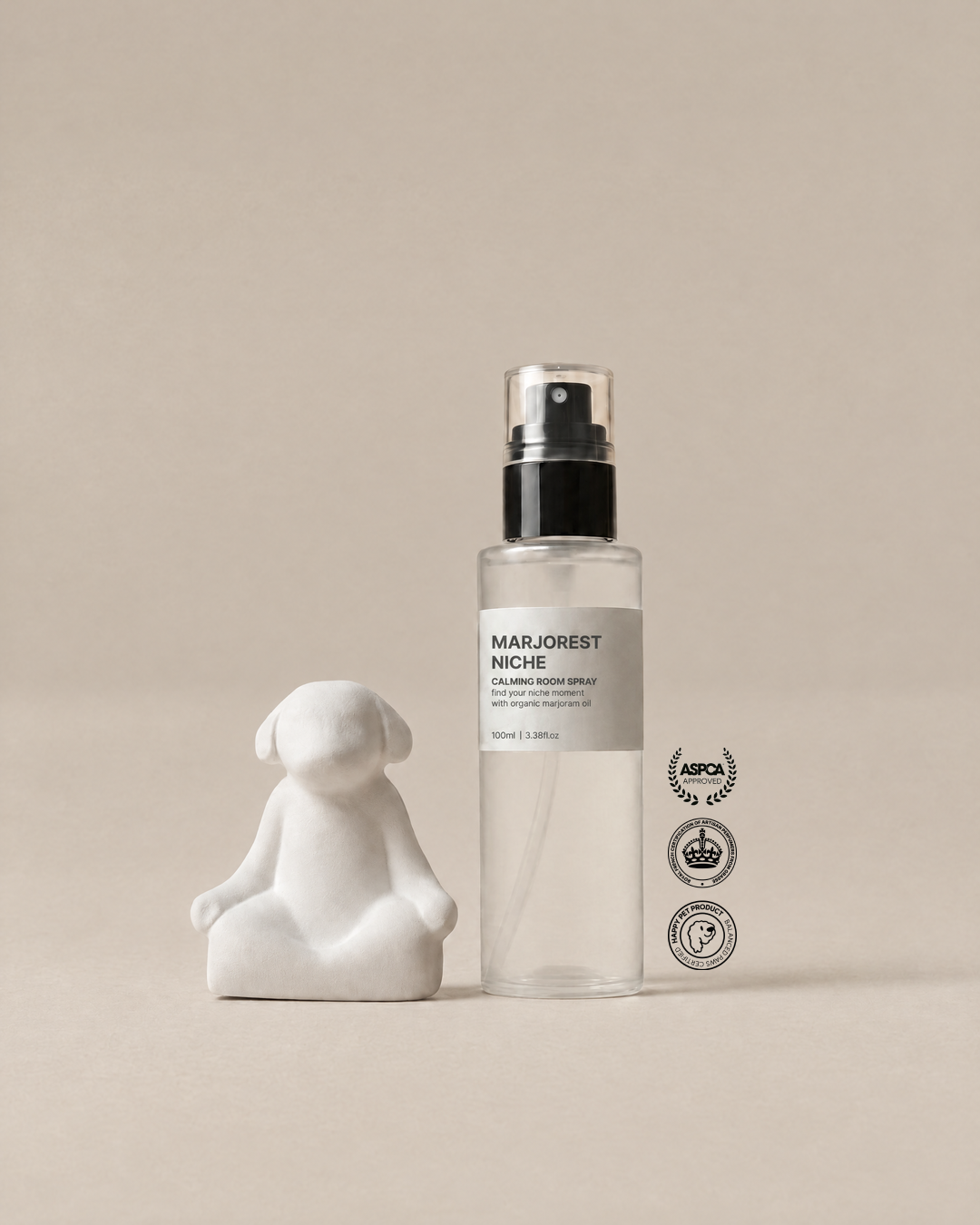 マジョレストニッチ + ストーン カーミングルームフレグランス セット 100ml とニッチストーン