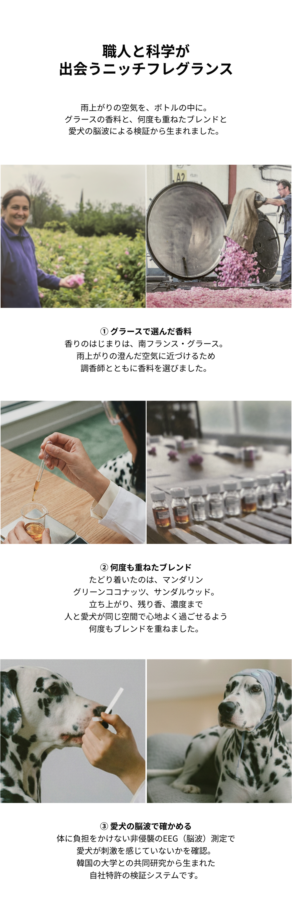 職人と科学が出会うニッチフレグランス