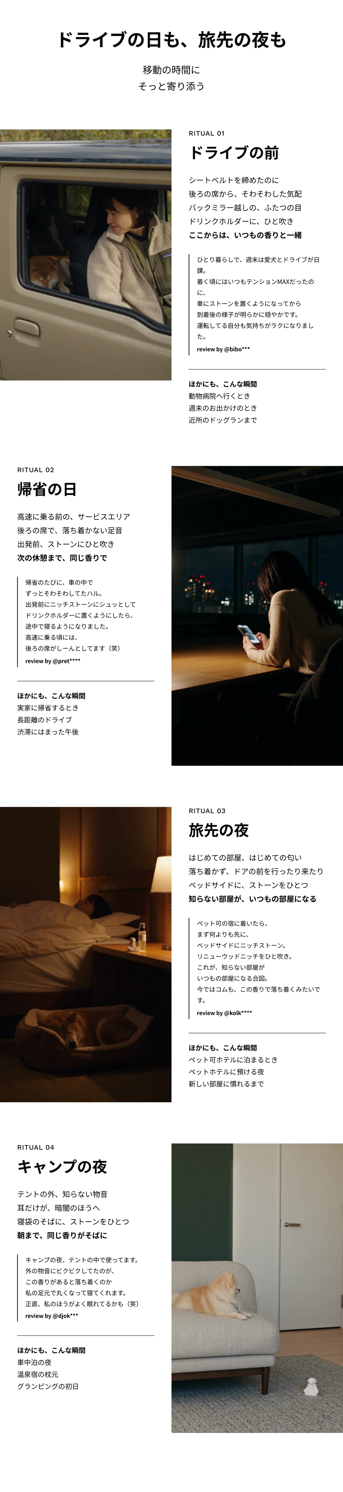 リニューウッドニッチ カーディフューザー 05 rituals